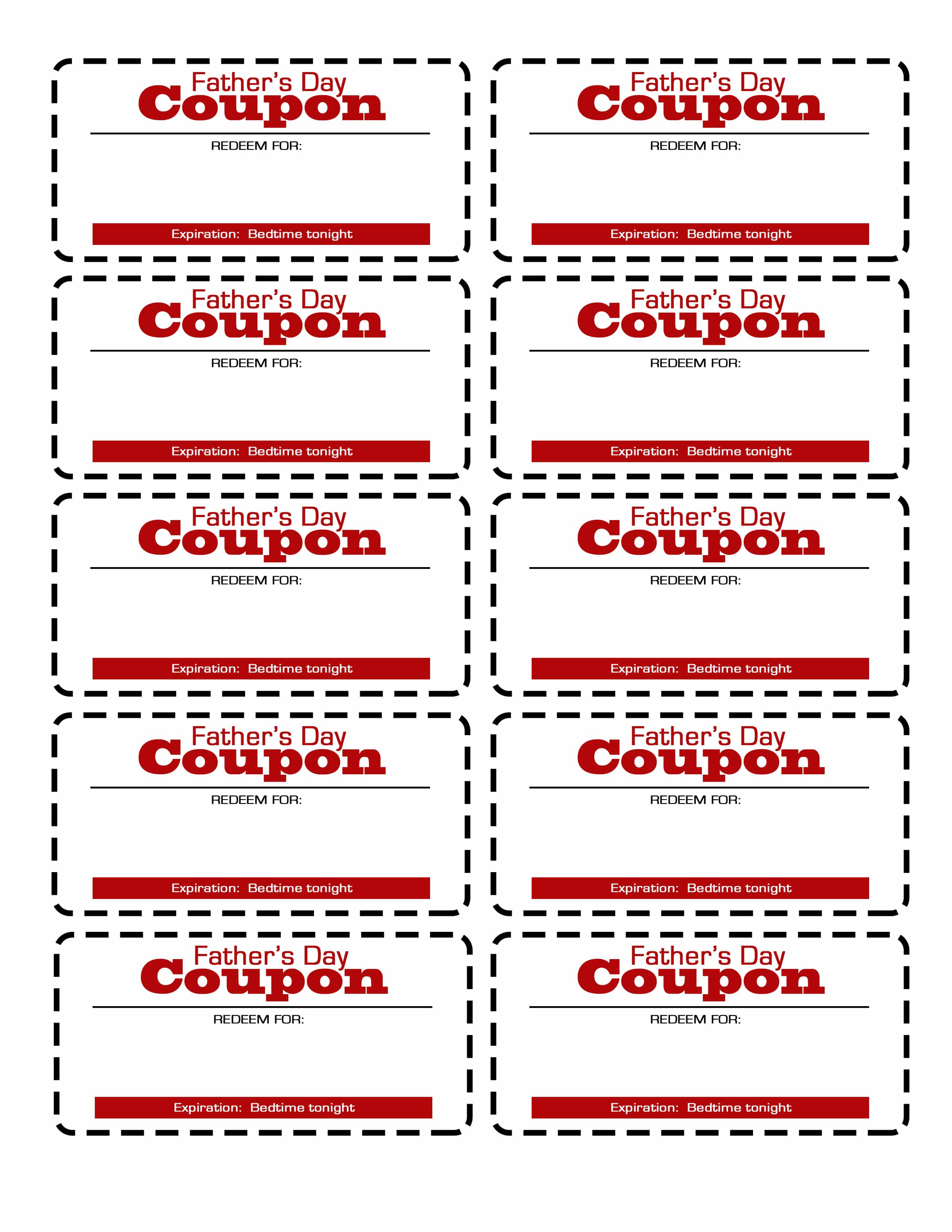 80 Coupon Templates Printable Free Ideas 3