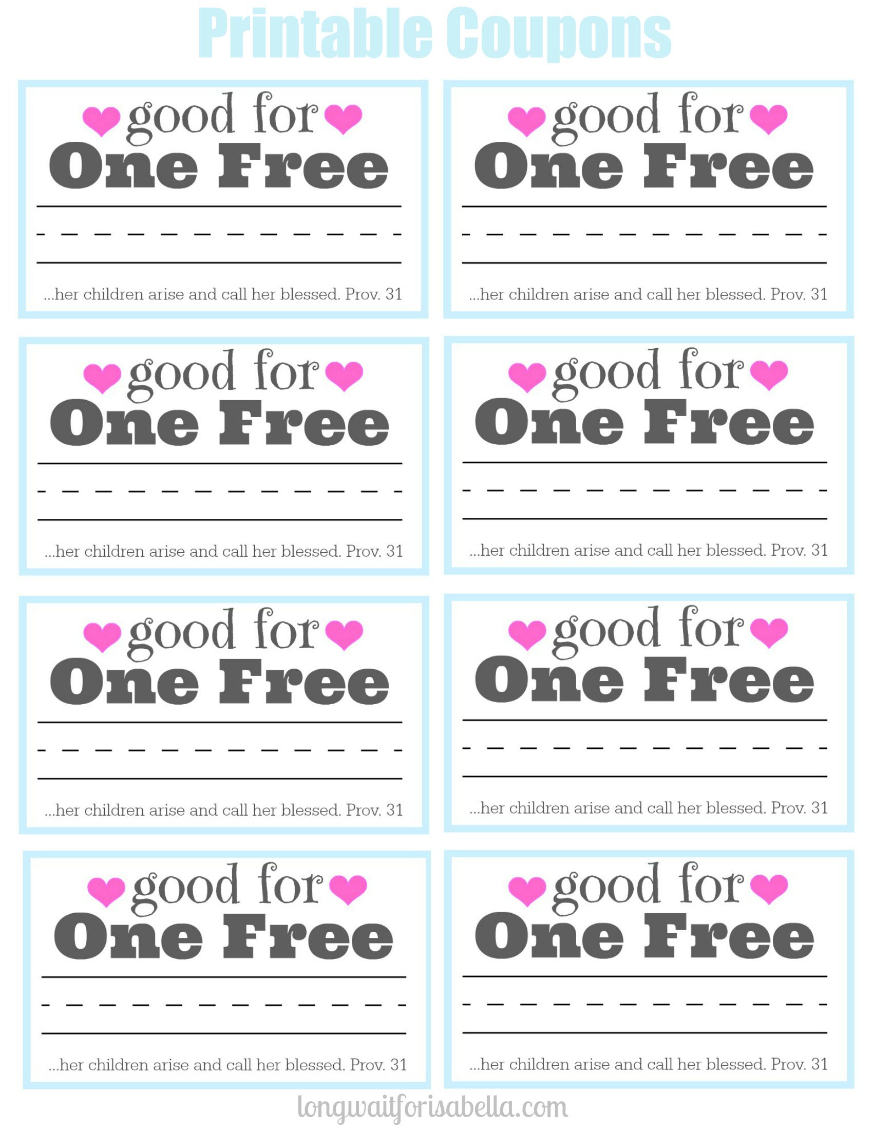 80 Coupon Templates Printable Free Ideas 8