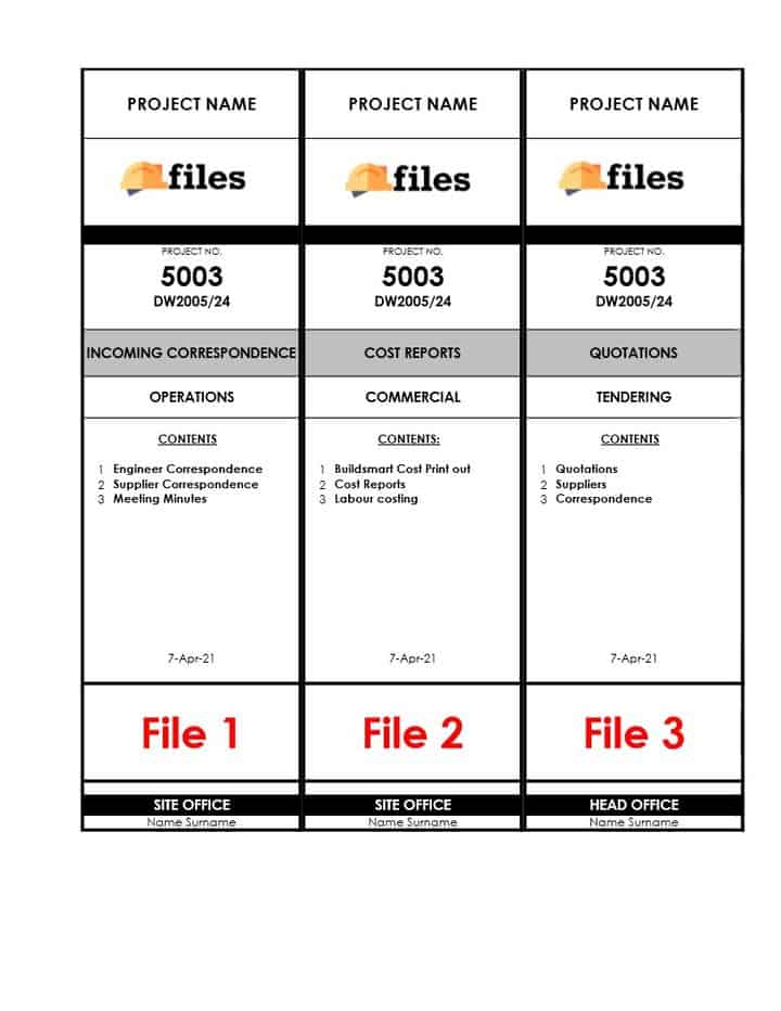 80 File Label Templates 33