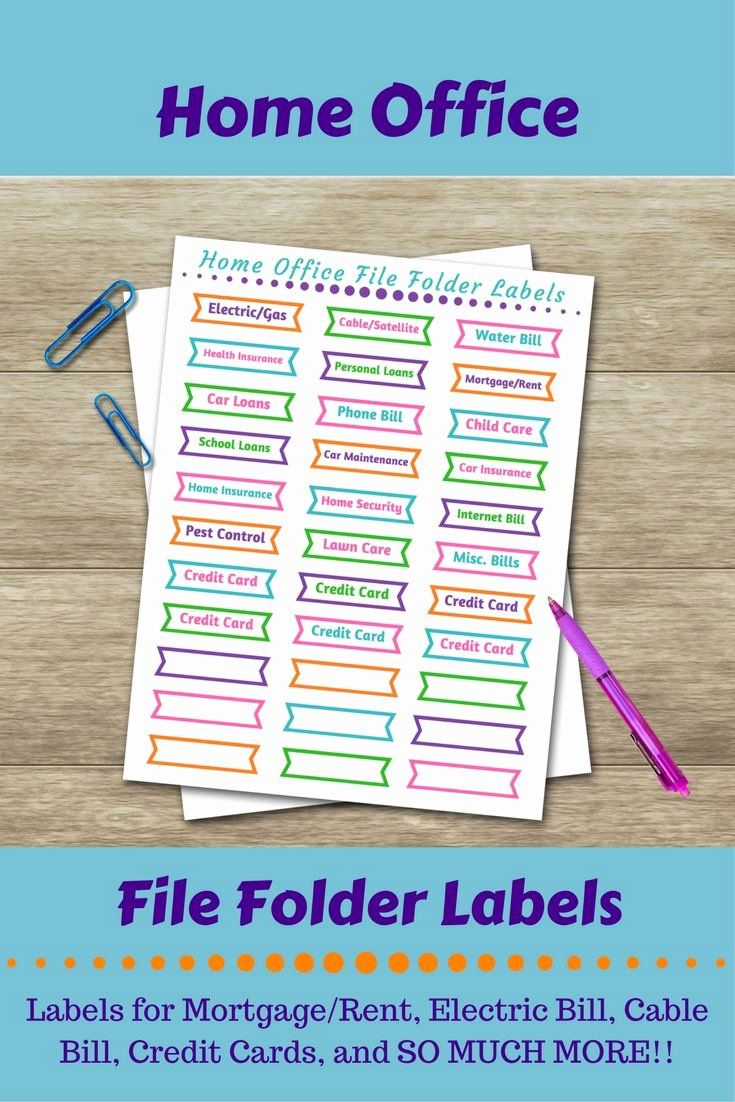 80 File Label Templates 69