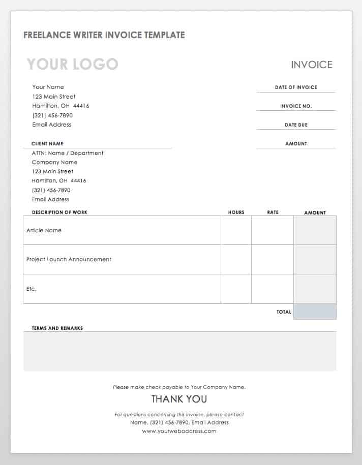 80 Free Invoice Download Templates Ideas 13