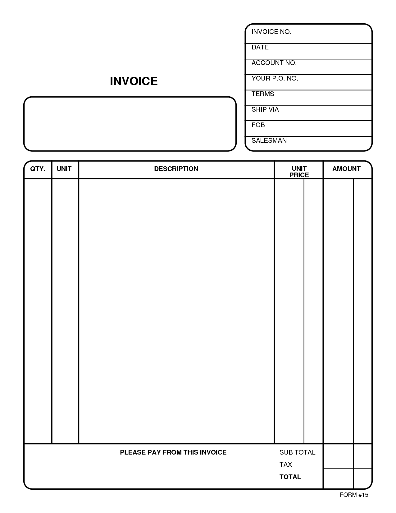 80 Free Invoice Download Templates Ideas 24