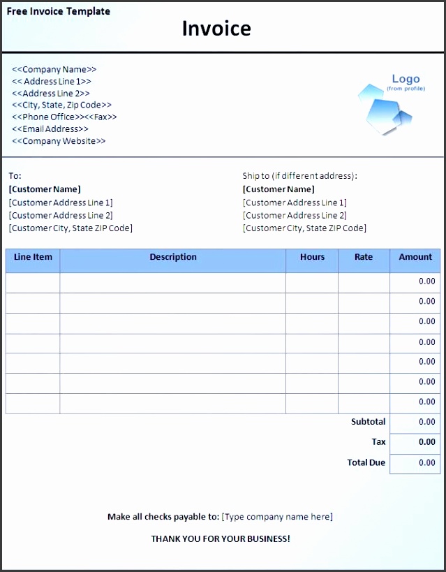 80 Free Invoice Download Templates Ideas 27