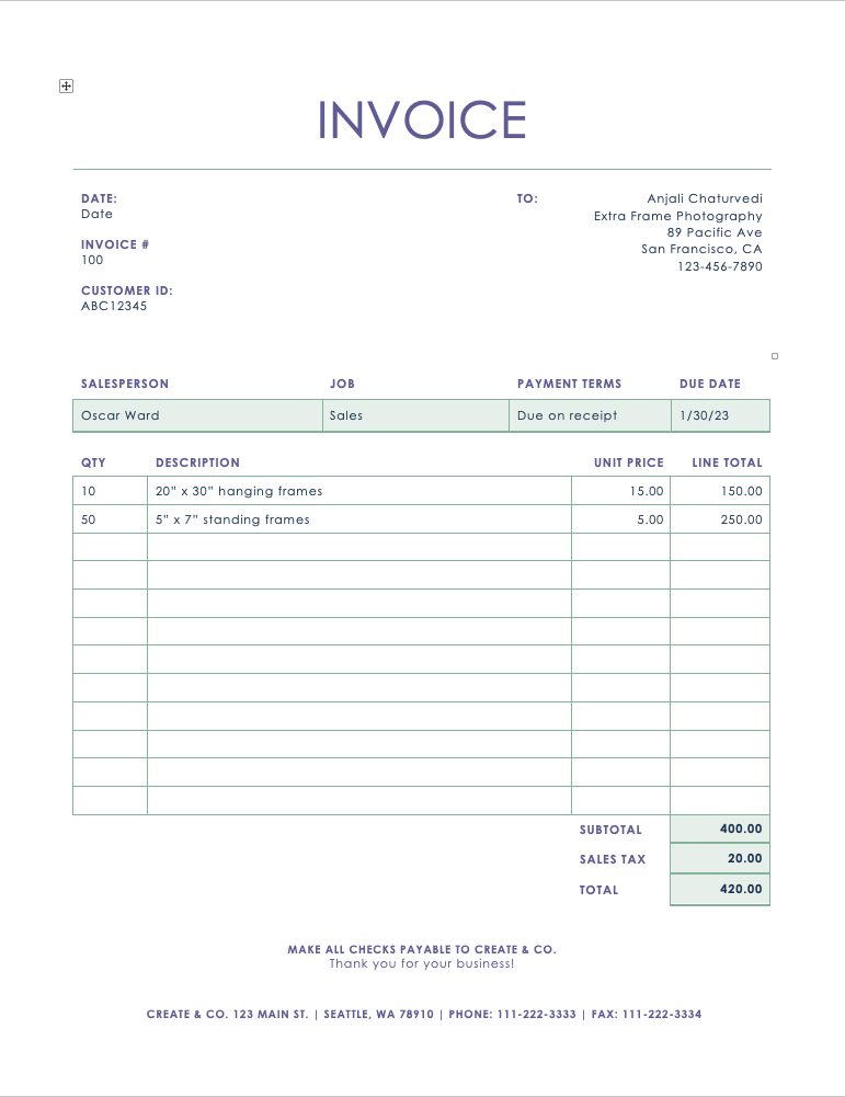 80 Free Invoice Download Templates Ideas 28