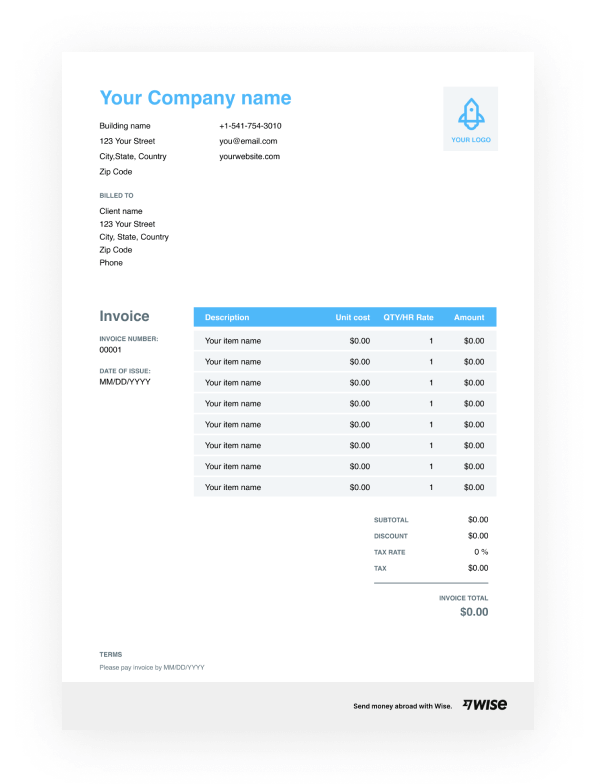 80 Free Invoice Download Templates Ideas 3