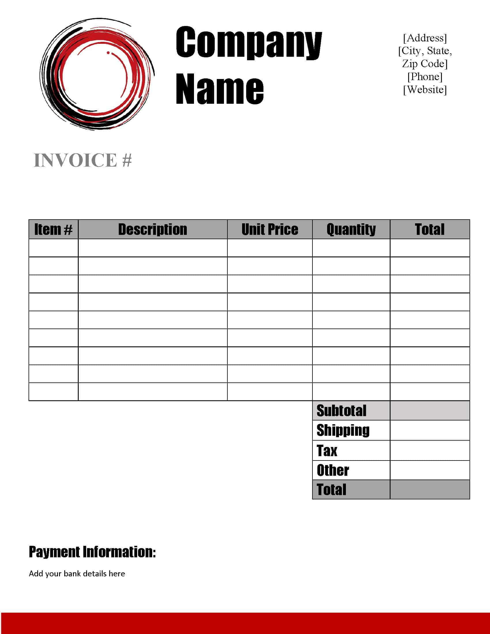 80 Free Invoice Download Templates Ideas 31