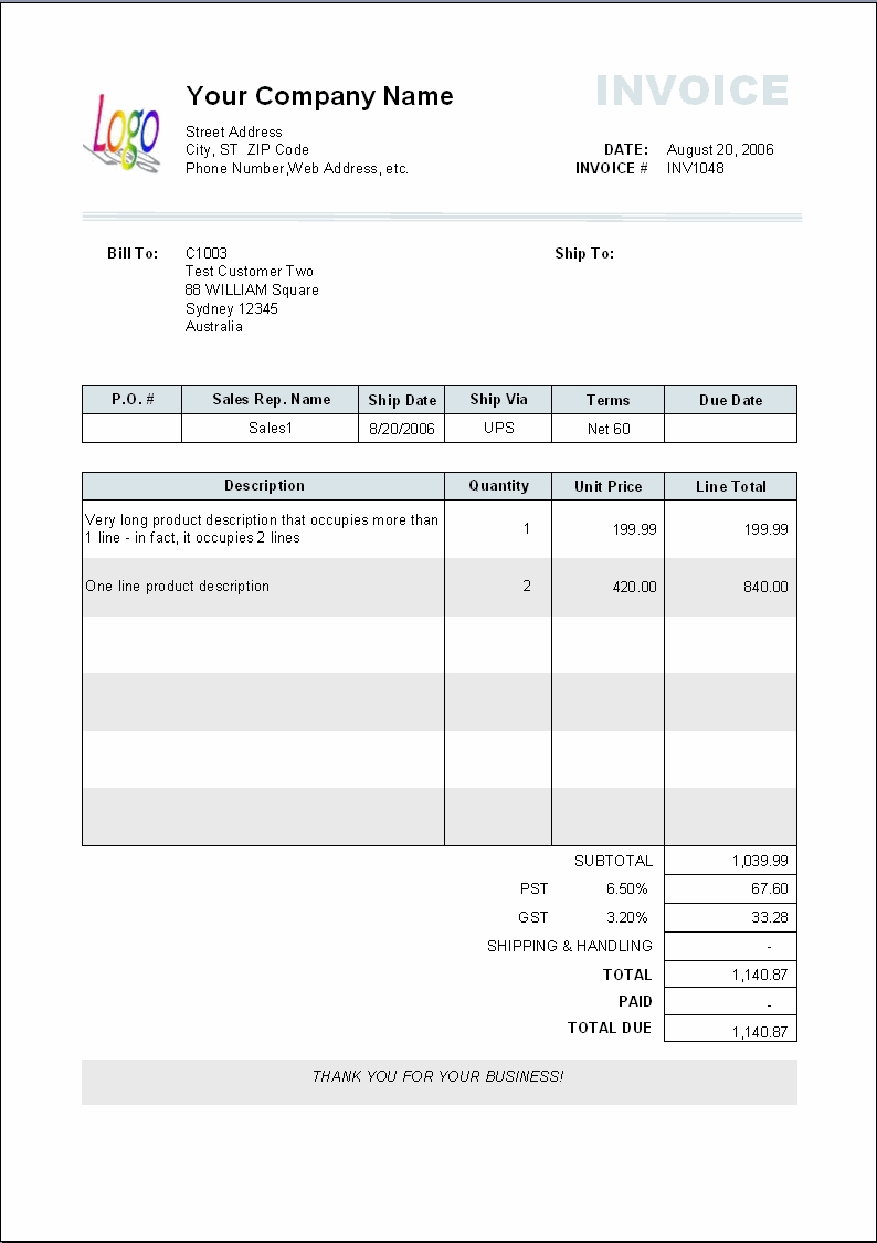 80 Free Invoice Download Templates Ideas 33