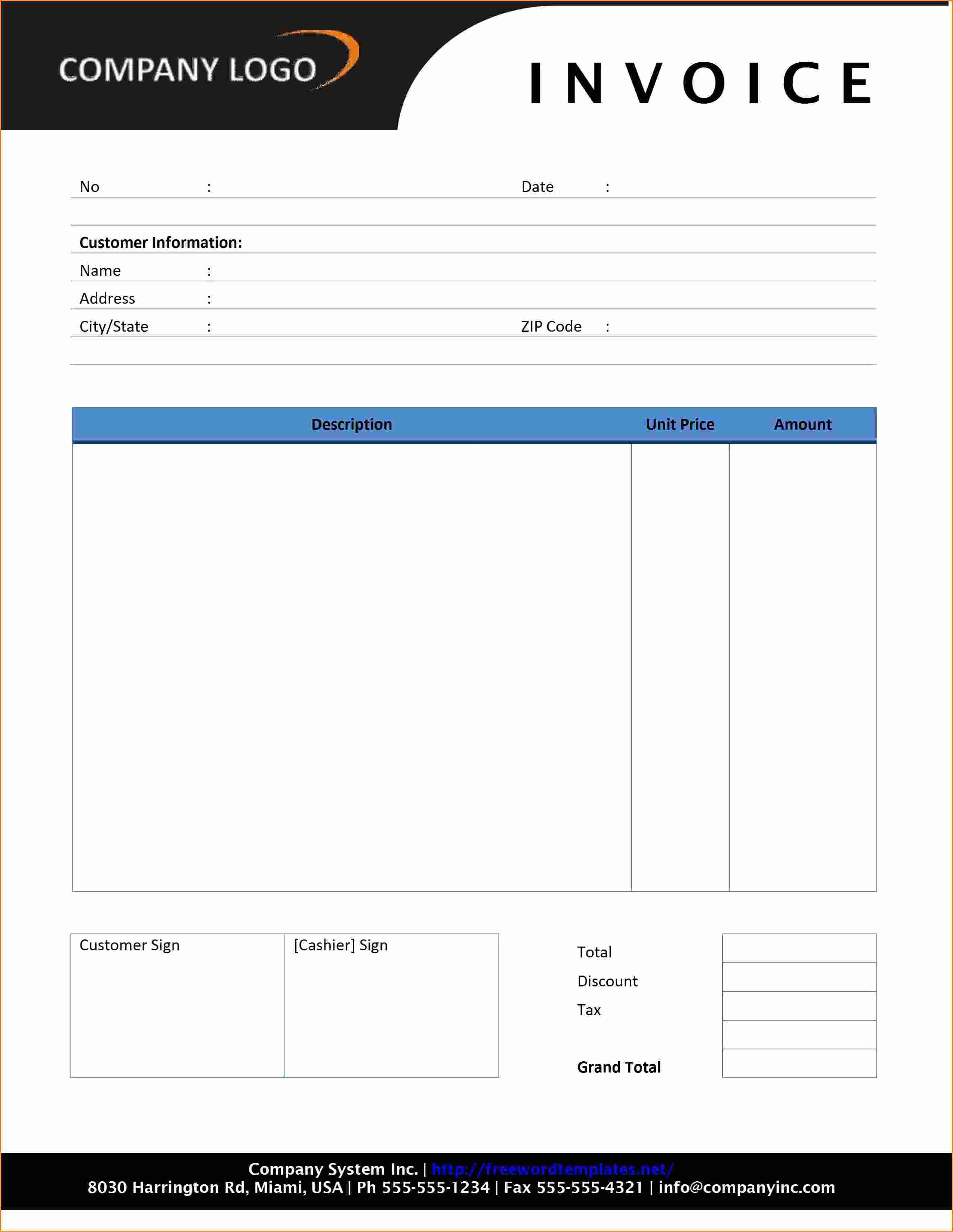 80 Free Invoice Download Templates Ideas 43