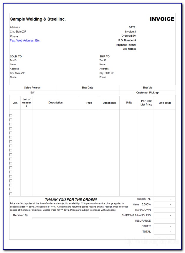 80 Free Invoice Download Templates Ideas 60