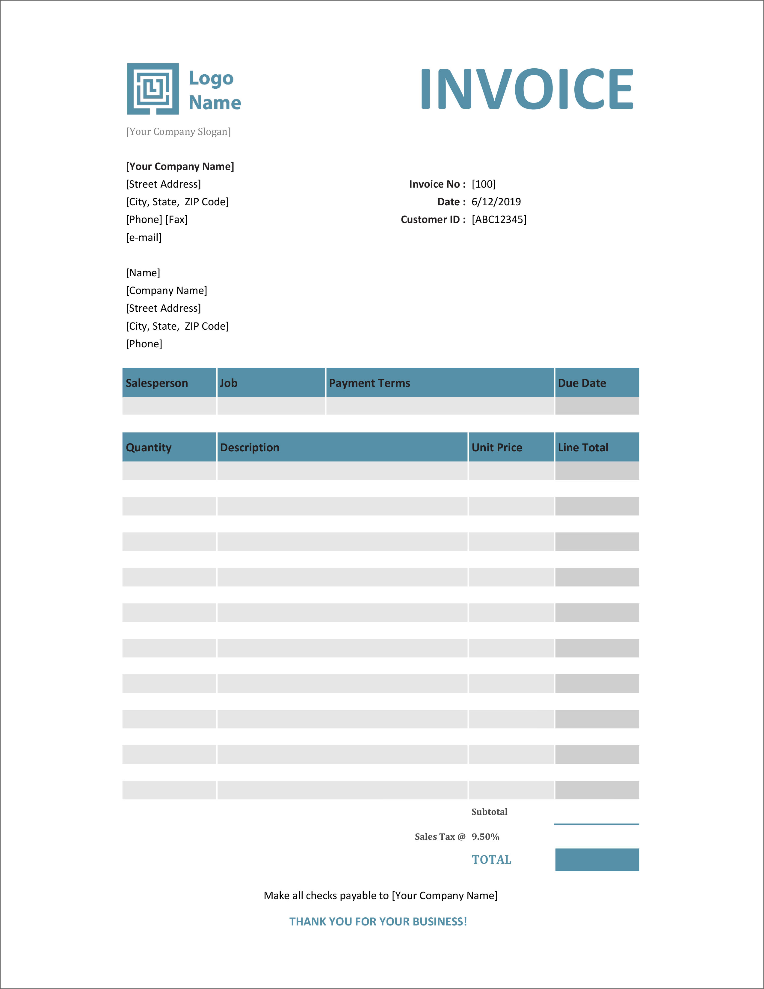 80 Free Invoice Download Templates Ideas 65