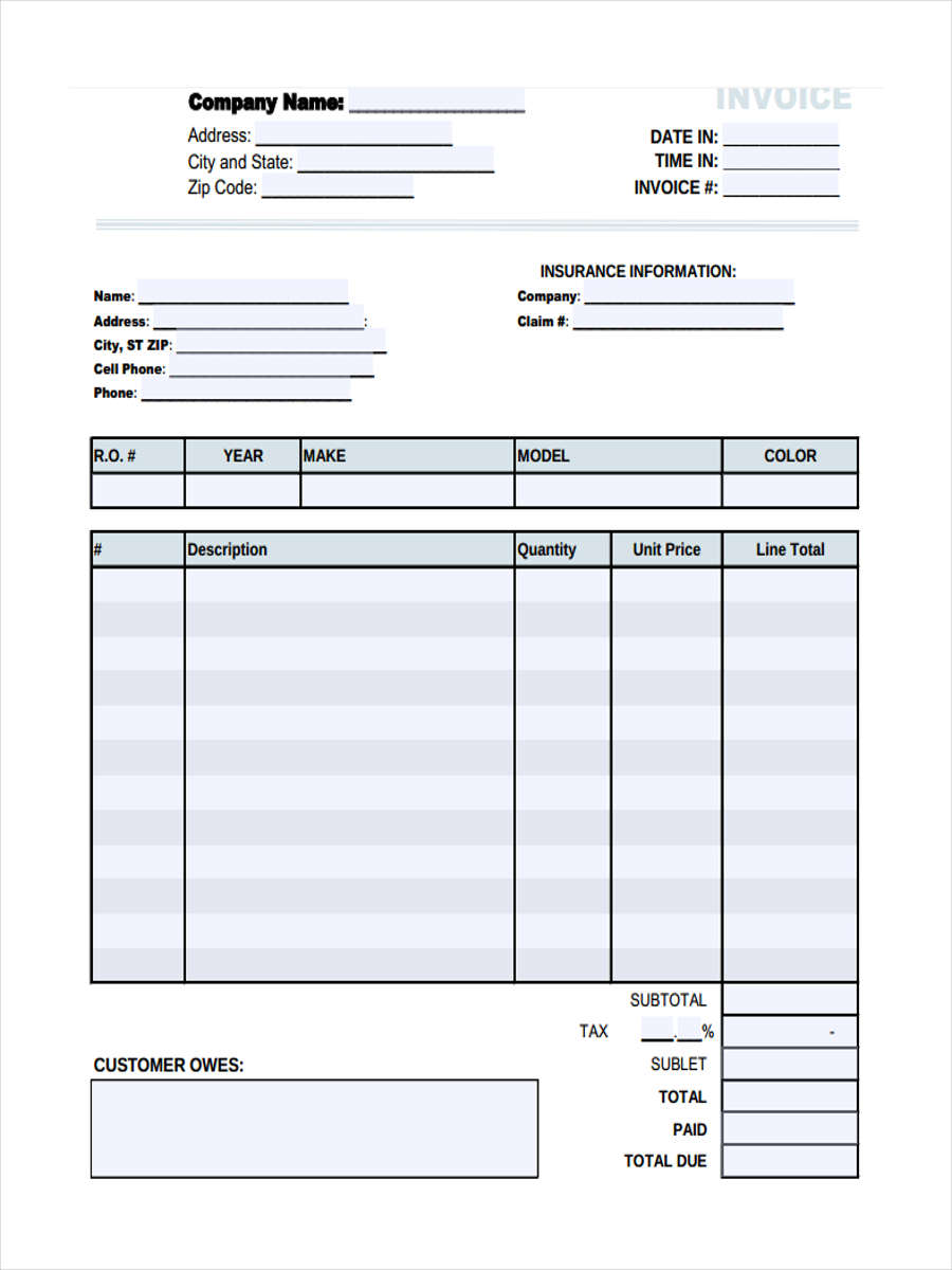 80 Free Invoice Download Templates Ideas 77