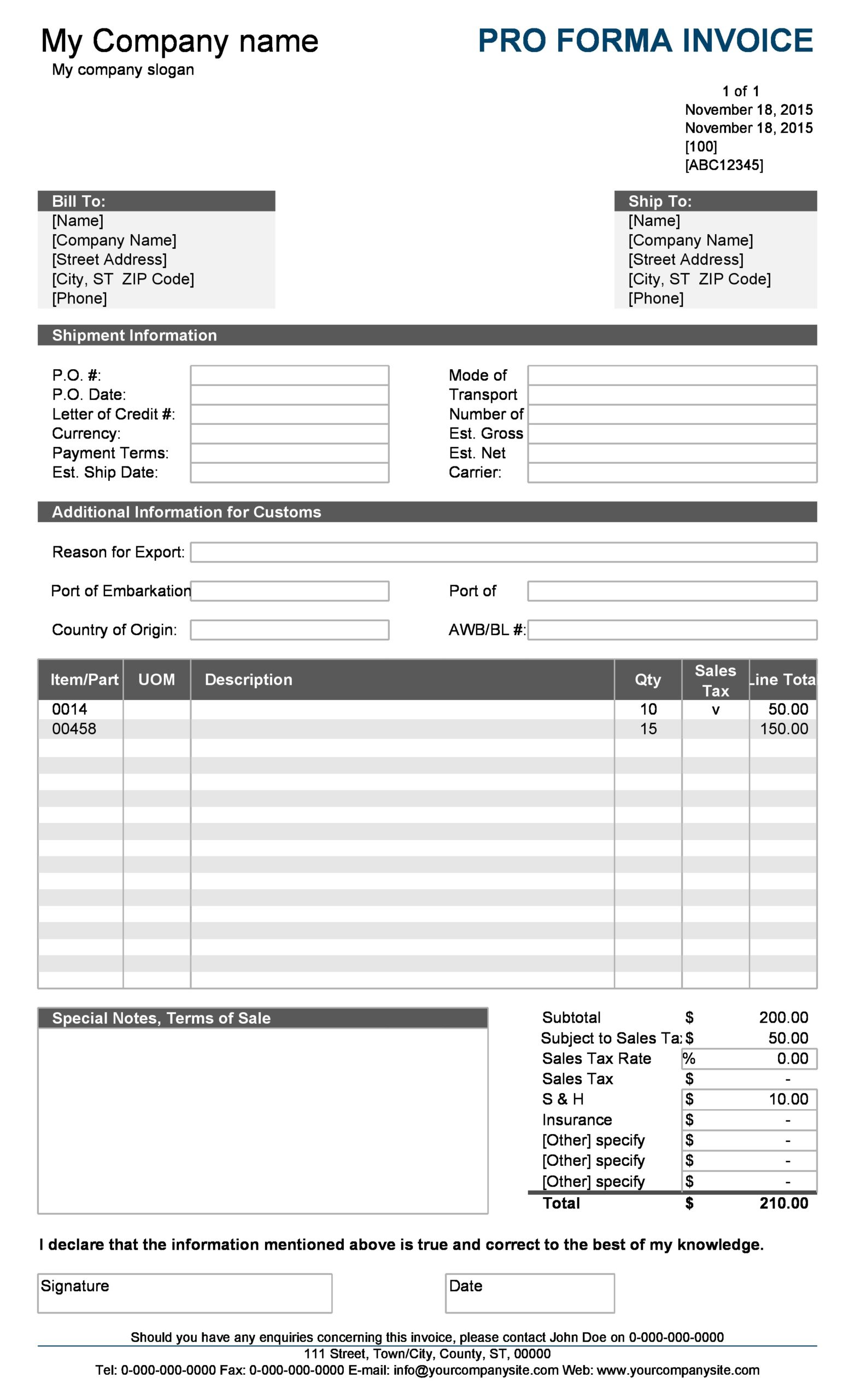 80 Free Invoice Download Templates Ideas 78