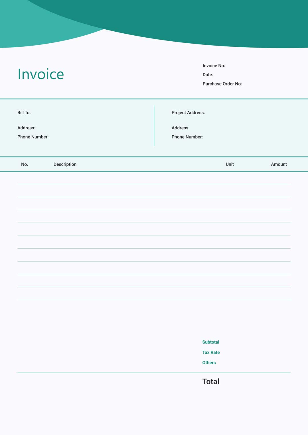 80 Free Invoice Download Templates Ideas 9