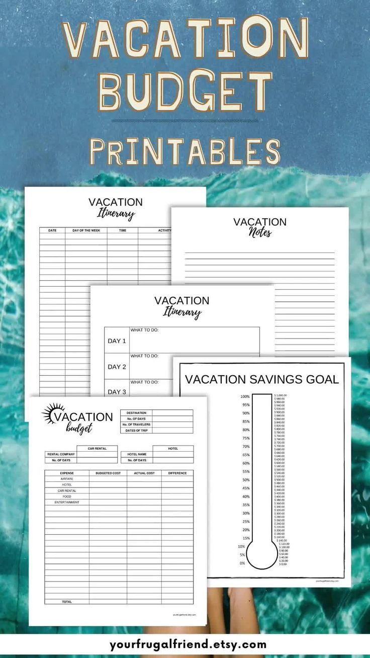 80 Vacation Budget Templates Ideas 4