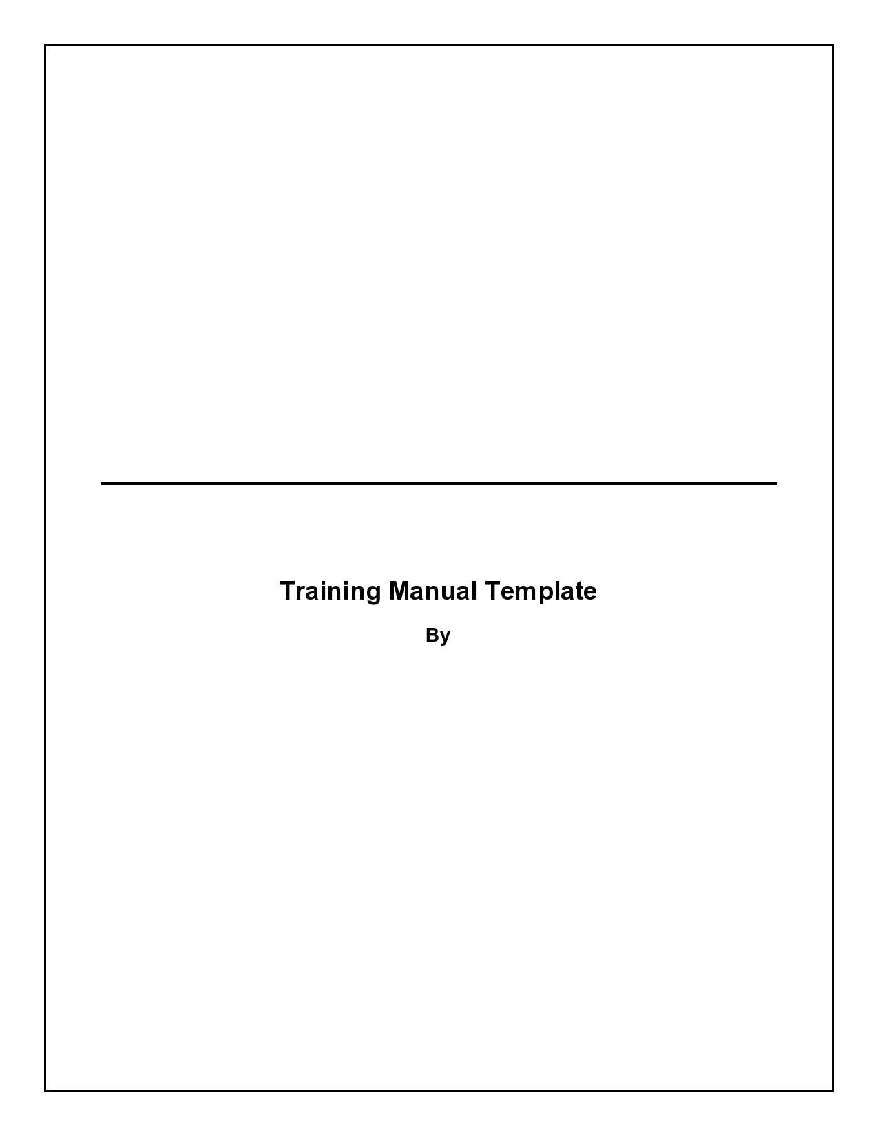 85 Training Guide Templates 14