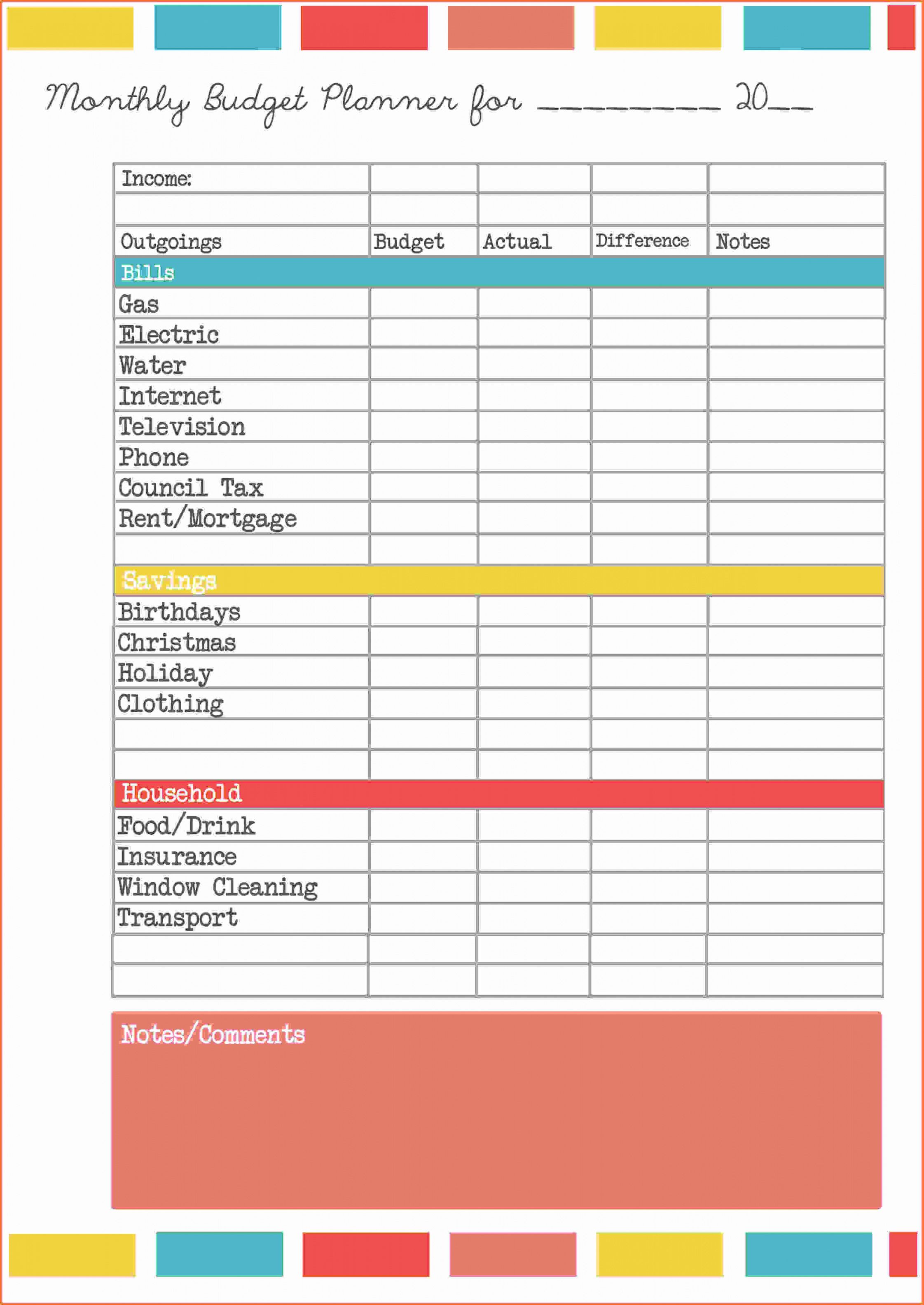 Get 85 Family Budget Templates Ideas 37