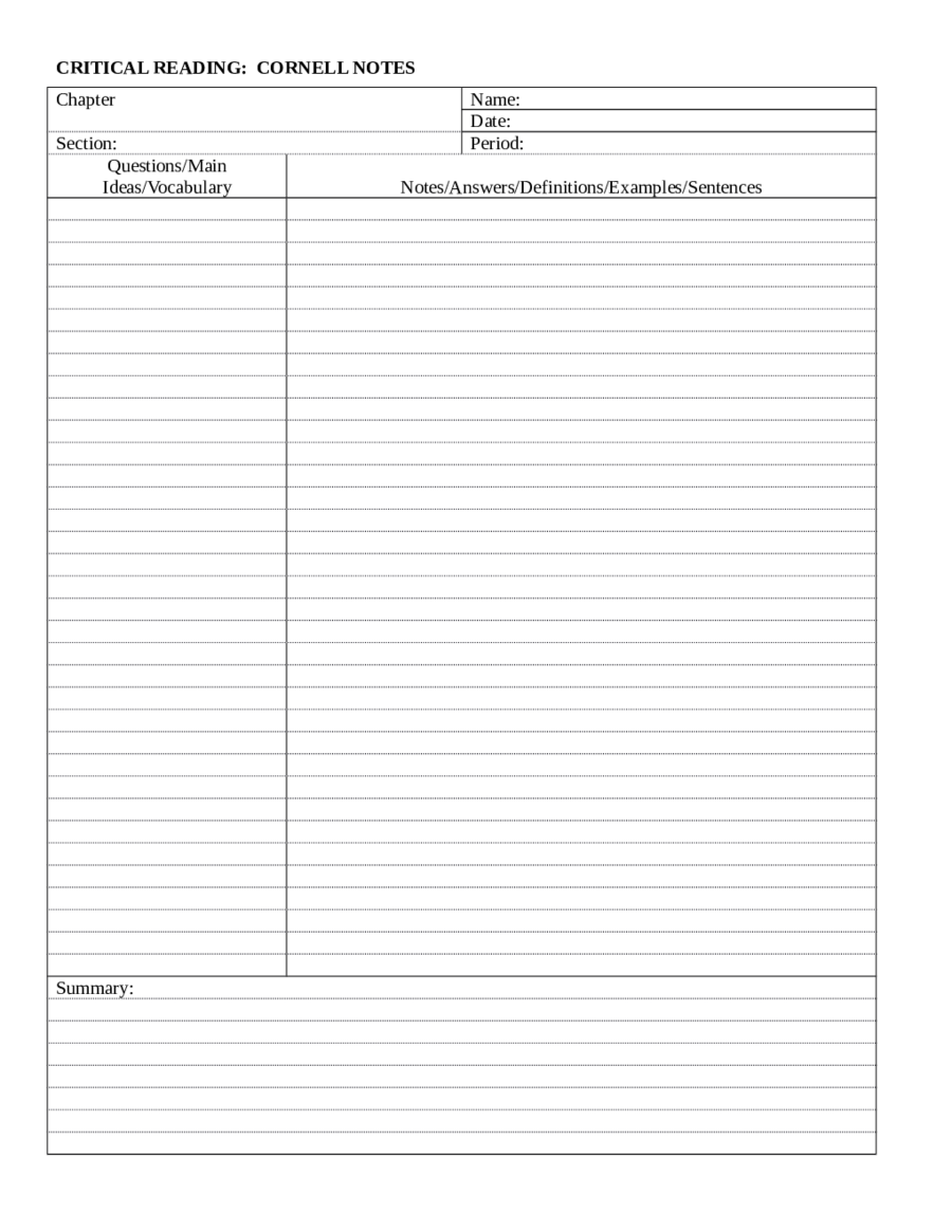 Get 85 Study Notes Templates Ideas 35