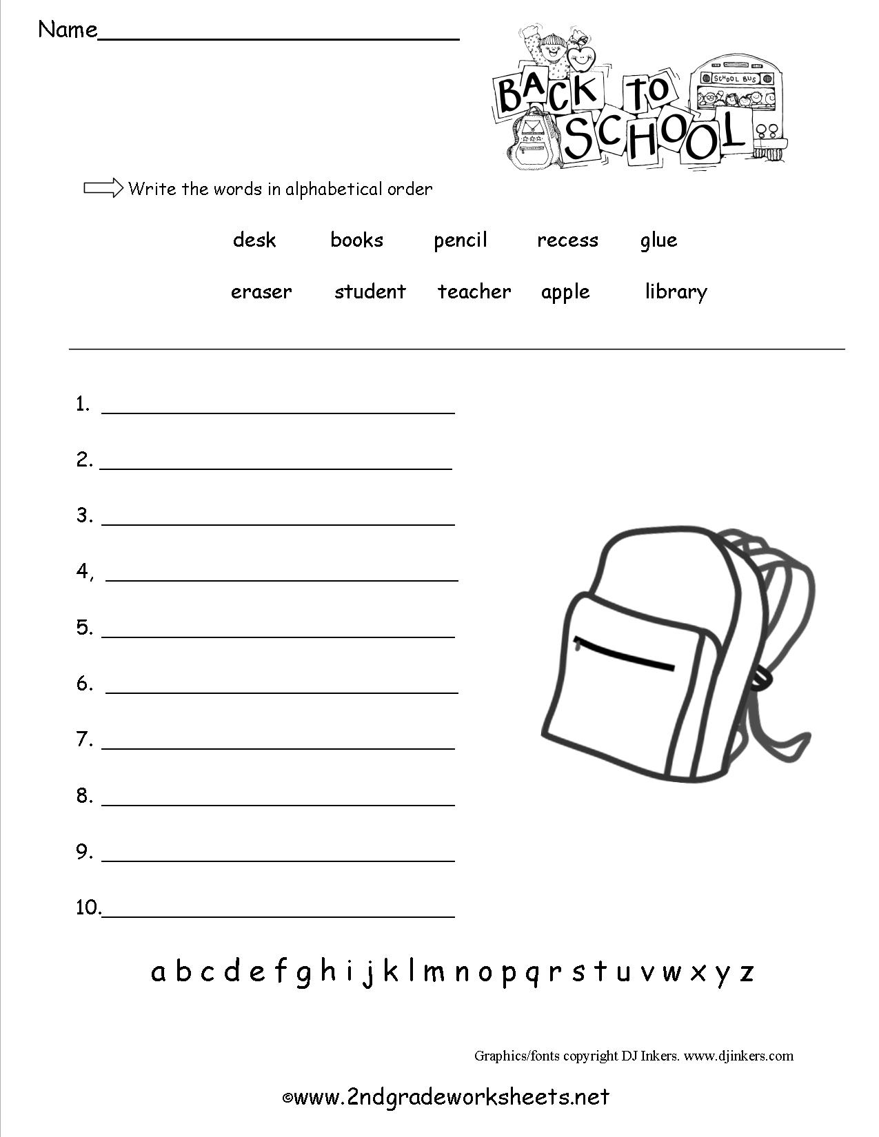 Best 40 Back To School Worksheets For Toddlers Ideas 3