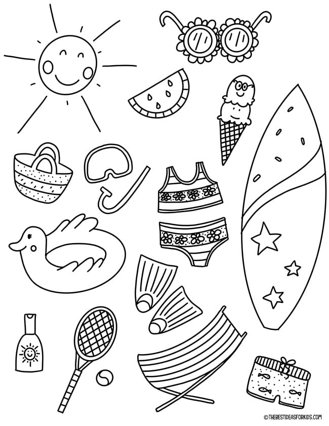 Best 40 I Heart Crafty Things Coloring Pages Beach Ideas 25