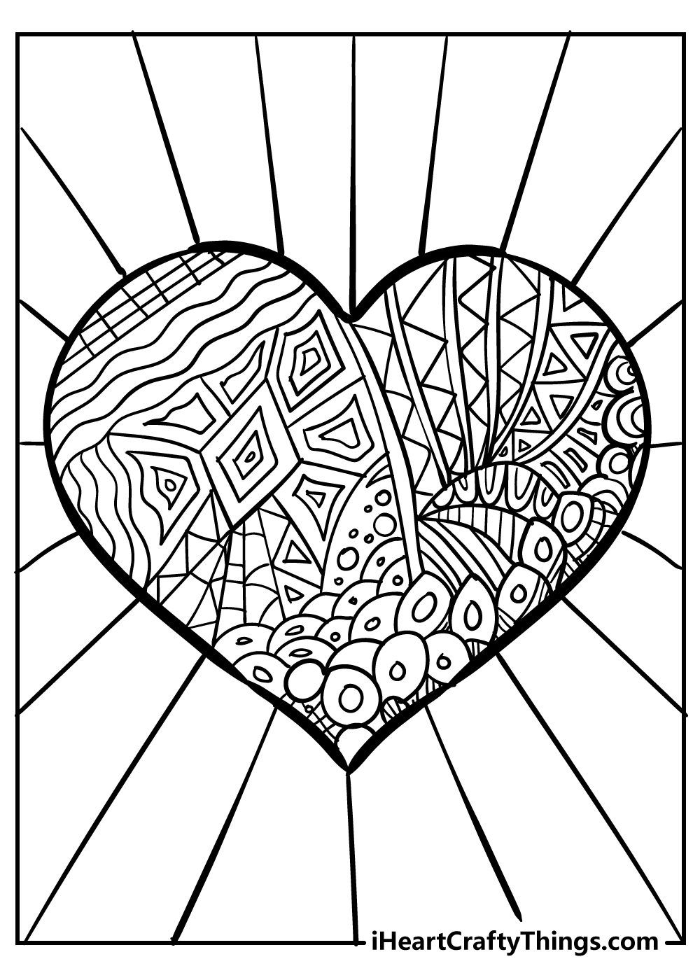 Best 40 I Heart Crafty Things Coloring Pages Beach Ideas 26