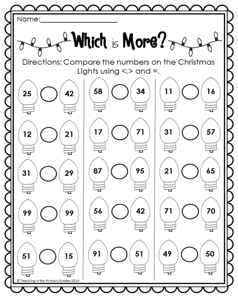 20 1St Grade Christmas Worksheets