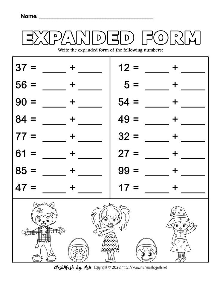 20 2Nd Grade Math Worksheets Expanded Form