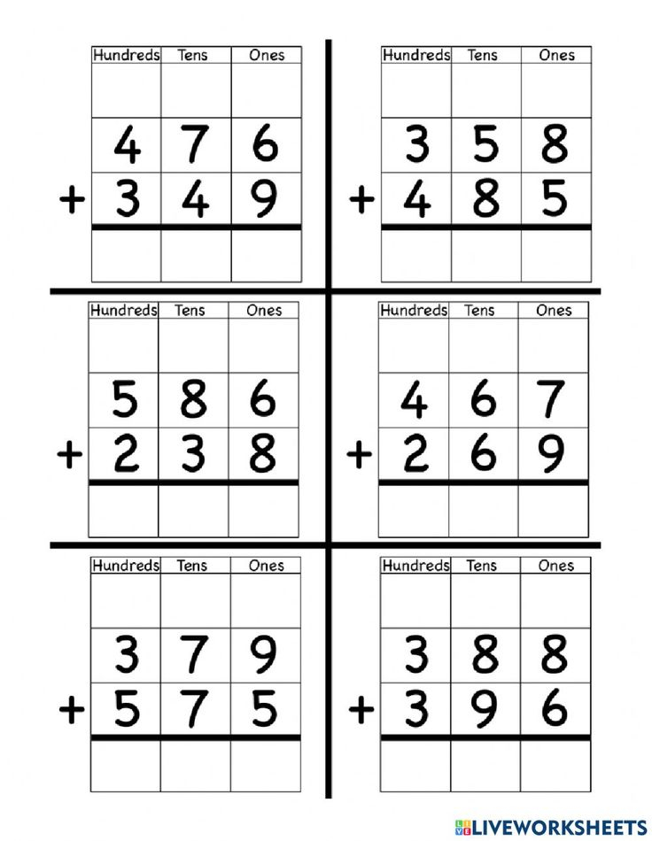 20 Addition Worksheets For Grade 3