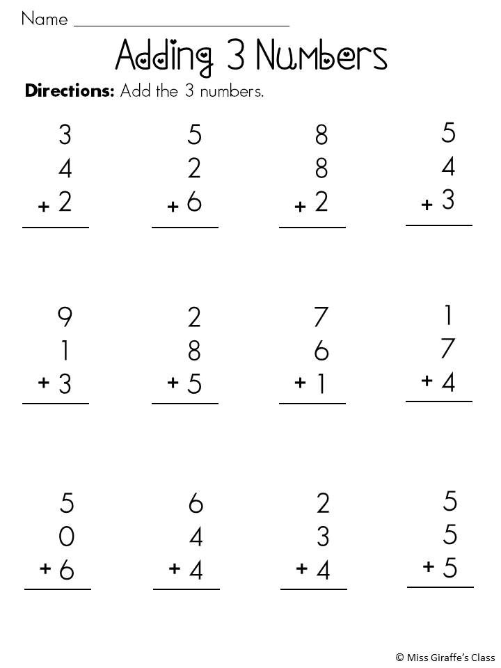 20 Addition Worksheets For Grade 3