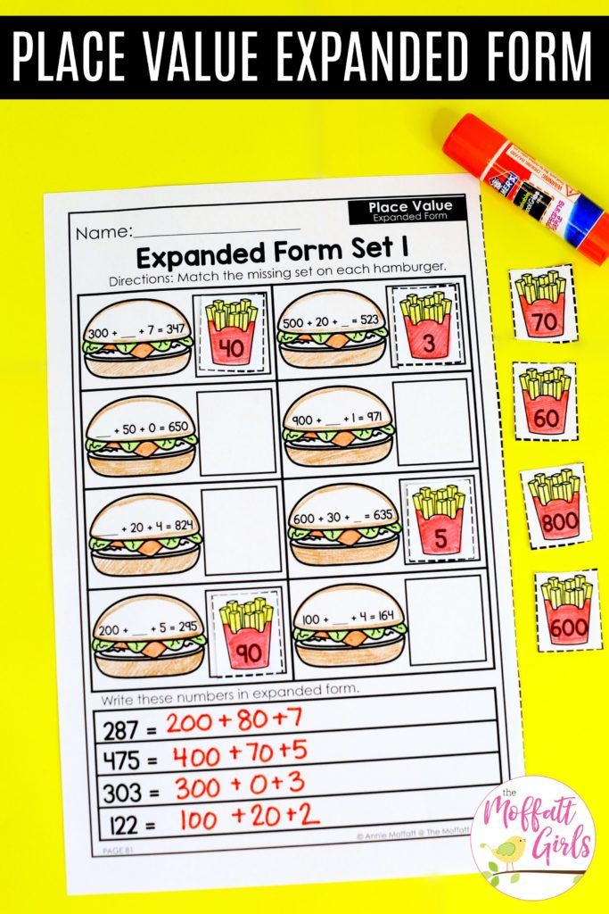 30 2Nd Grade Math Worksheets Expanded Form