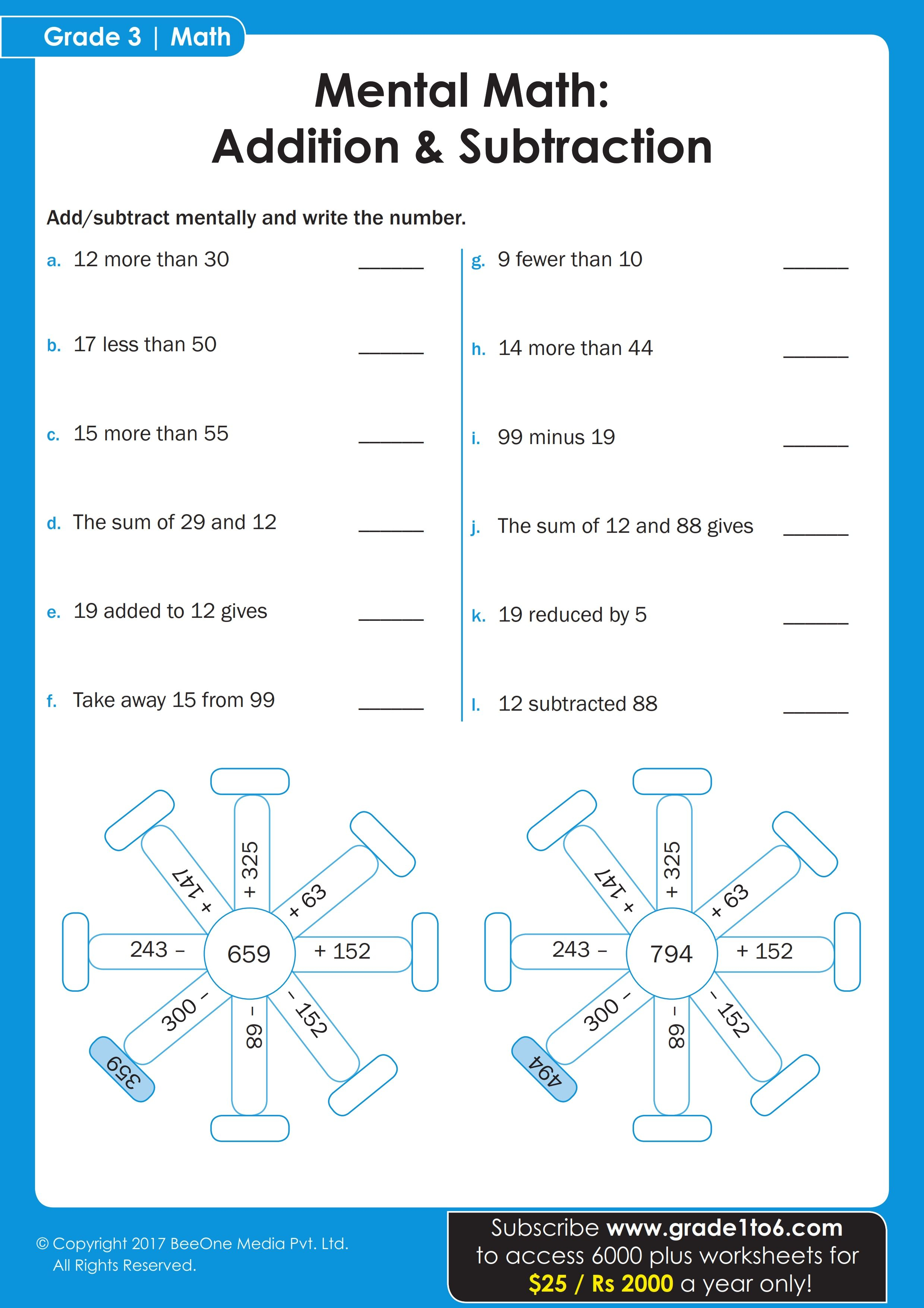 30 Grade 3 Math Worksheets Word Problems Division