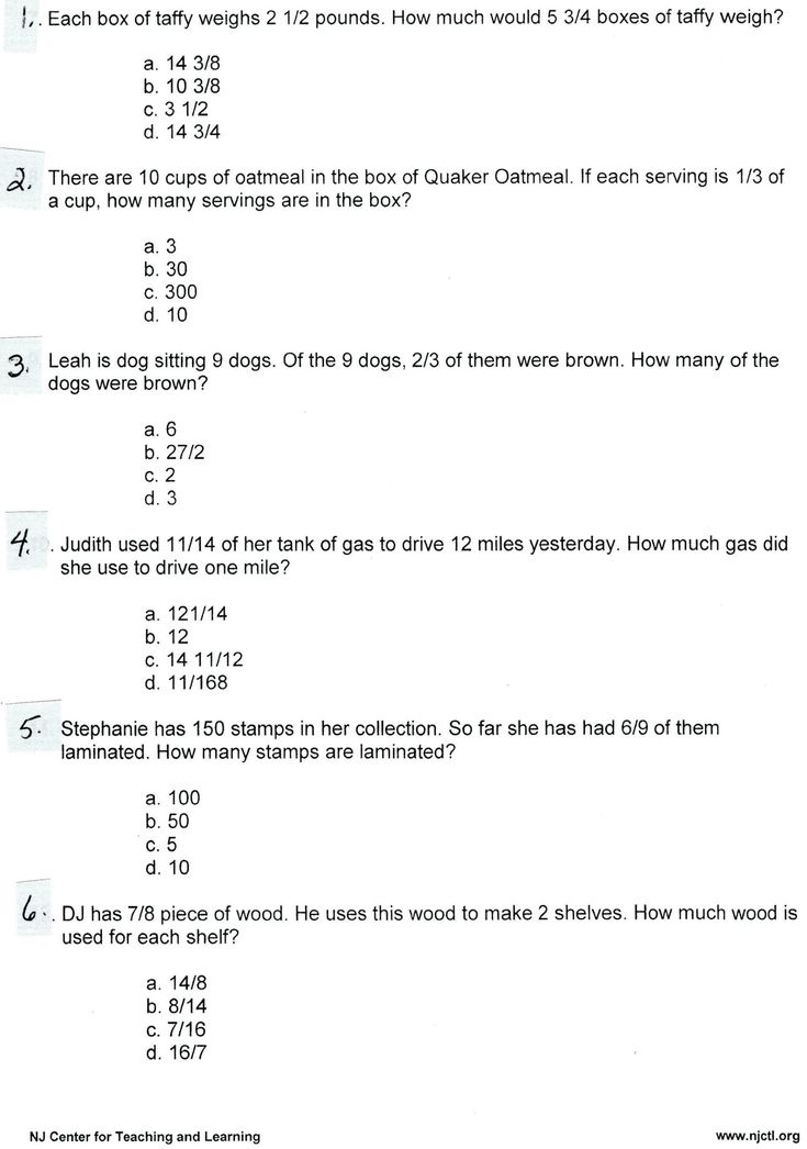 30 Grade 3 Math Worksheets Word Problems Division