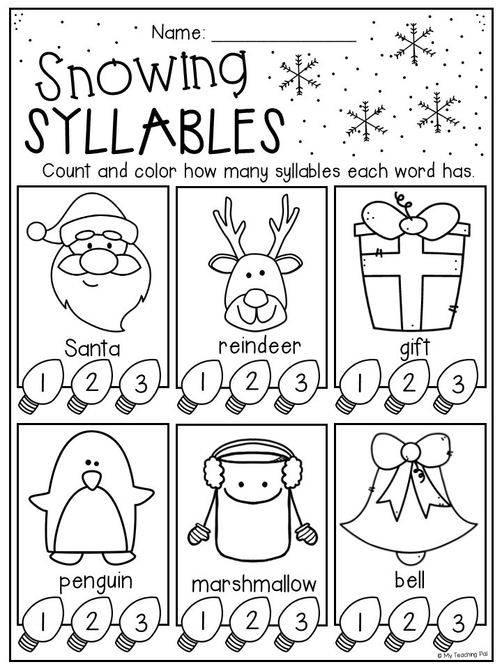 35 1St Grade Christmas Worksheets