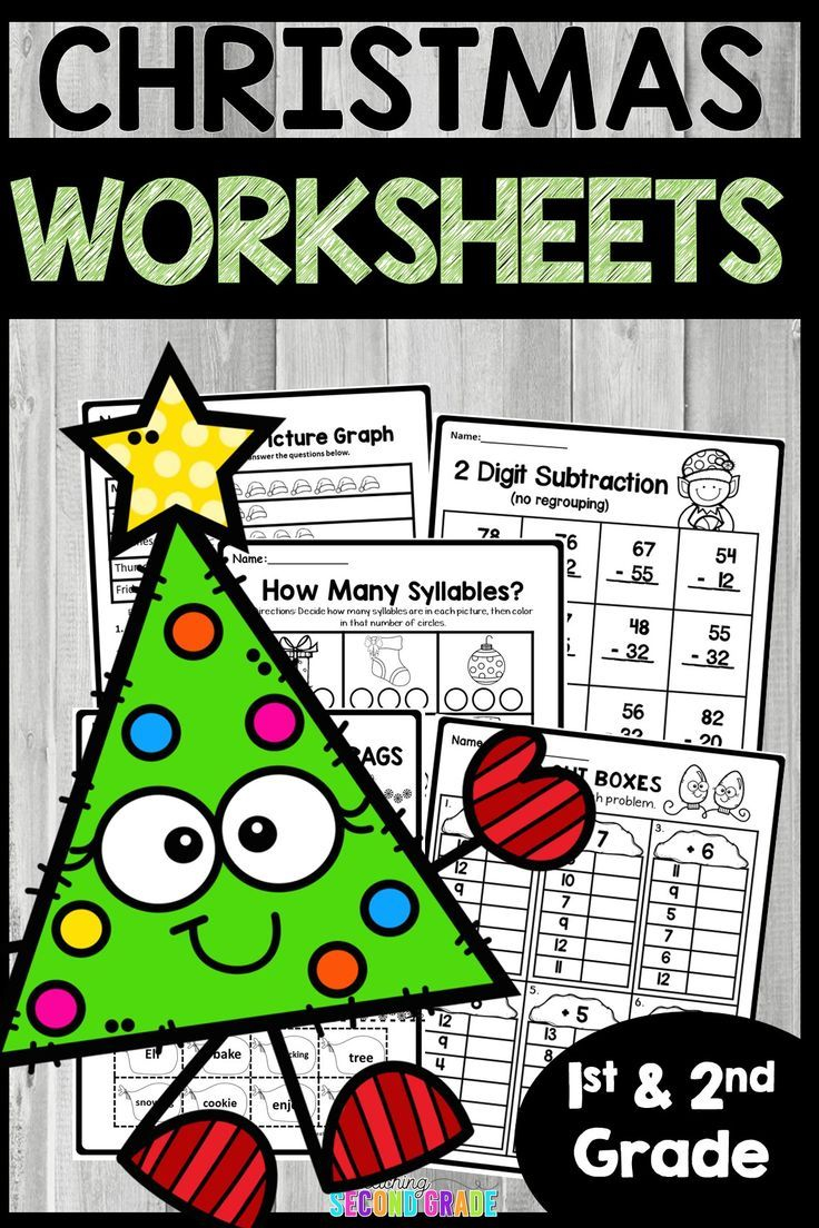 35 1St Grade Christmas Worksheets