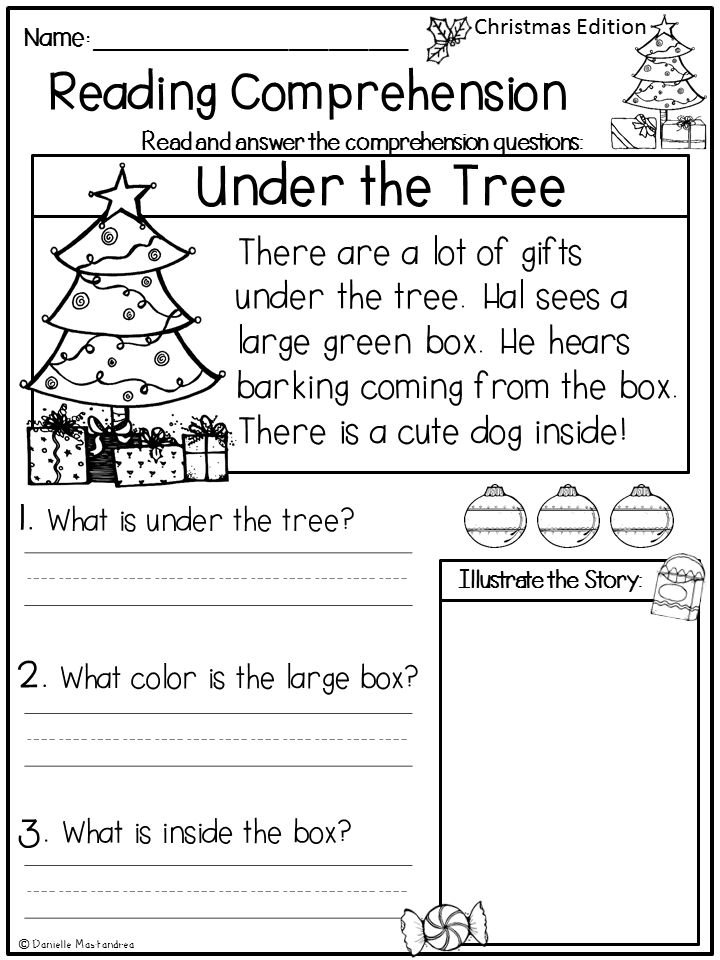 35 1St Grade Christmas Worksheets