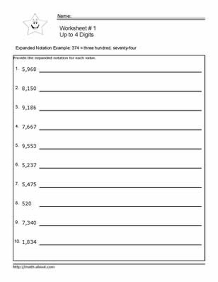 21 2Nd Grade Math Worksheets Expanded Form