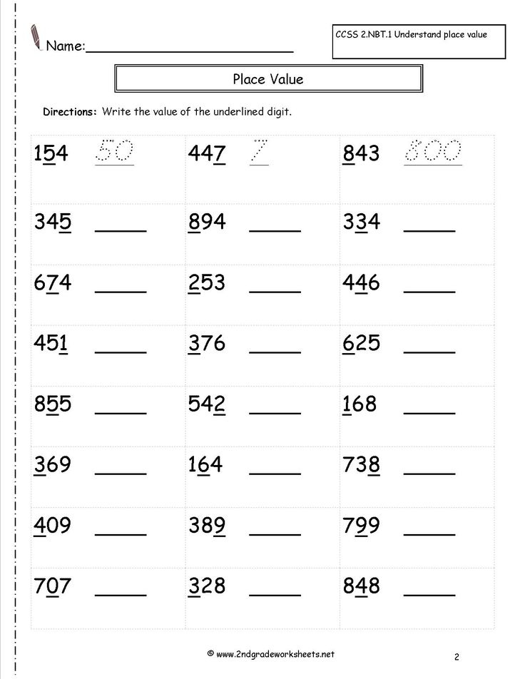 21 2Nd Grade Math Worksheets Expanded Form