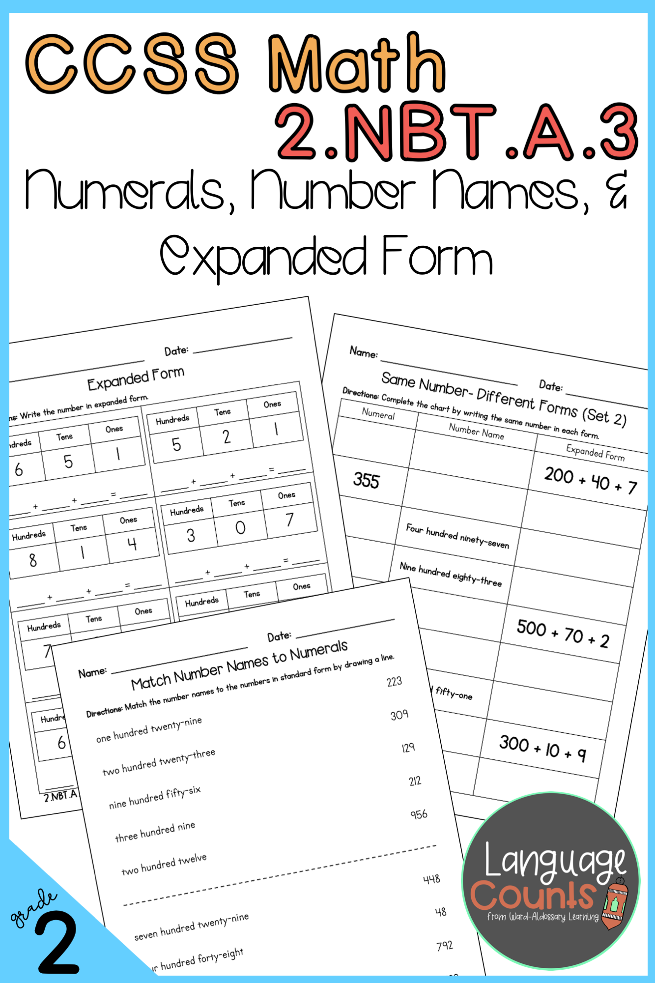 21 2Nd Grade Math Worksheets Expanded Form