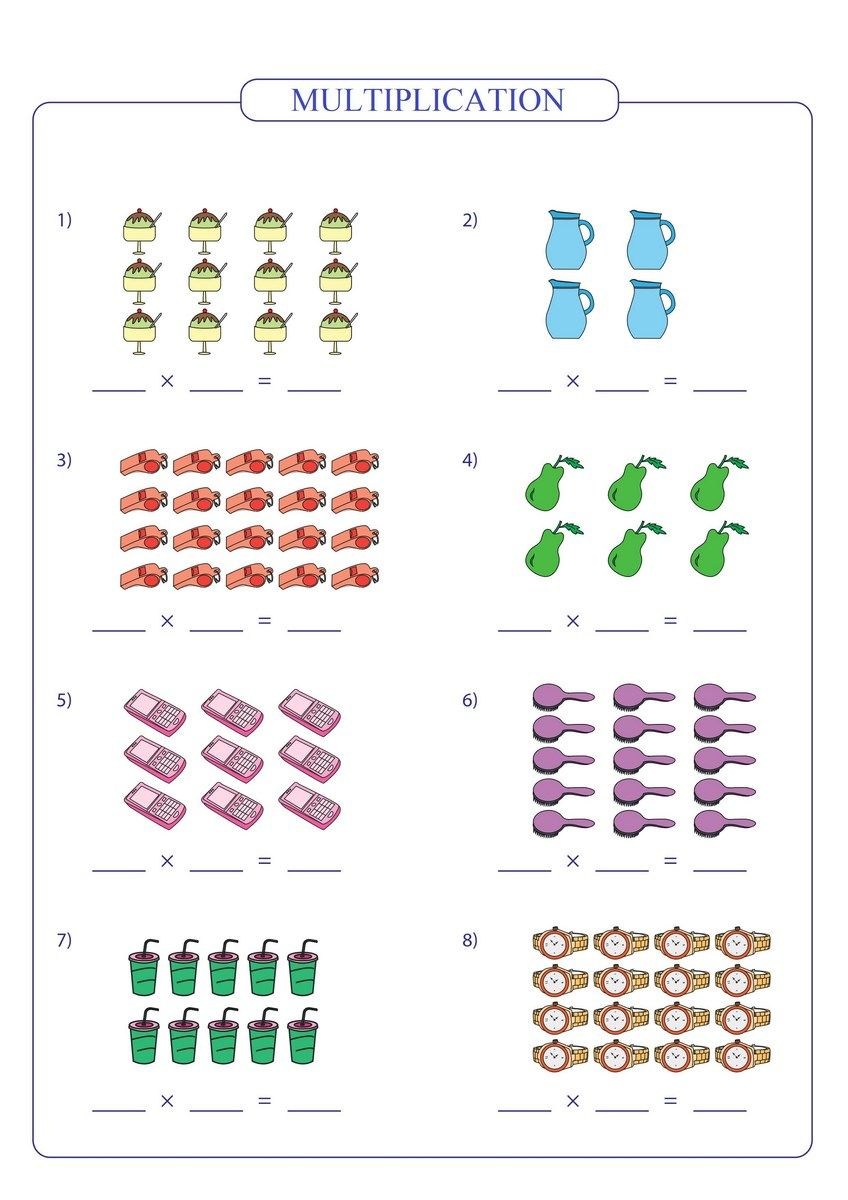 21 Easy 2Digit Multiplication Worksheets Grade 1