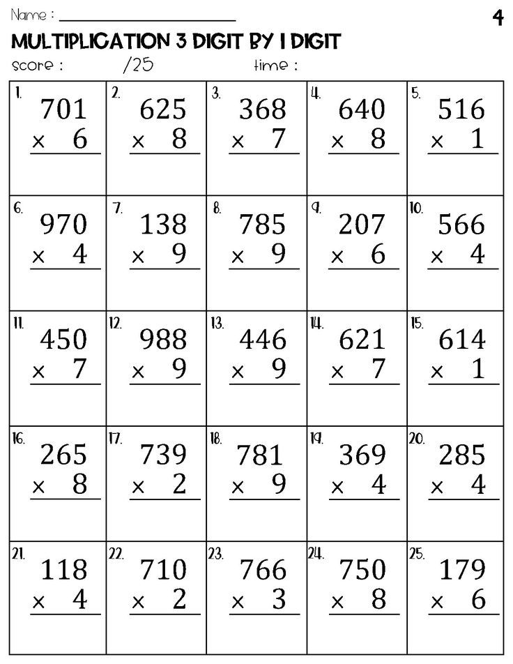 21 Easy 2Digit Multiplication Worksheets Grade 1