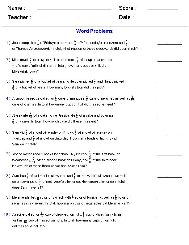 21 Grade 3 Math Worksheets Word Problems Division