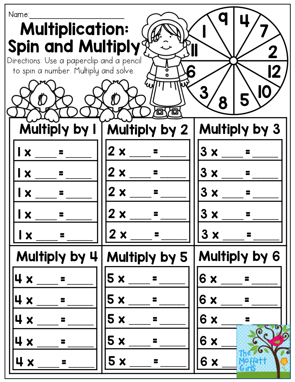 21 Kids Math Worksheets Multiplication