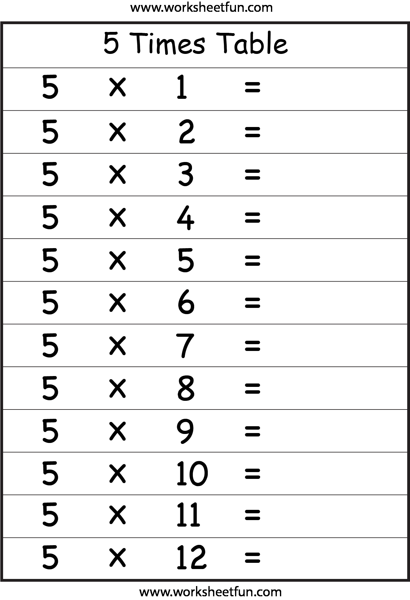 21 Kids Math Worksheets Multiplication