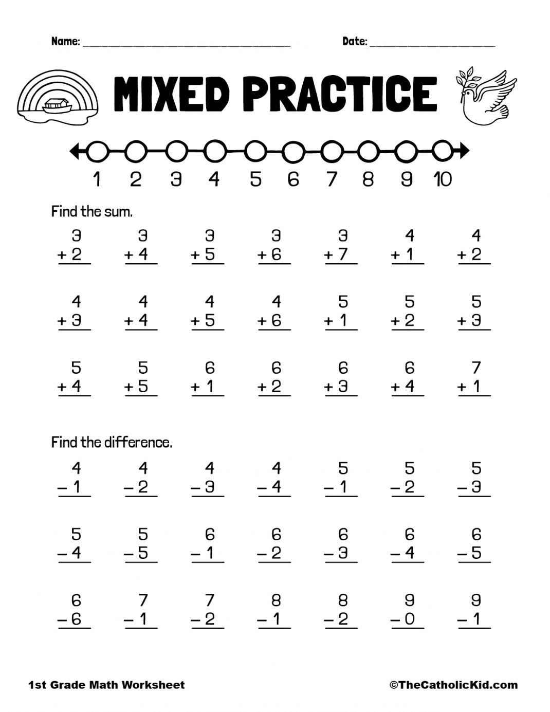 21 Kumon Worksheets Free 1St Grade English